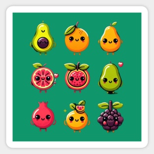 Watermelon Characters Sticker